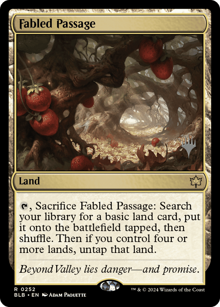 Fabled Passage — Bloomburrow Promos — Magic: The Gathering