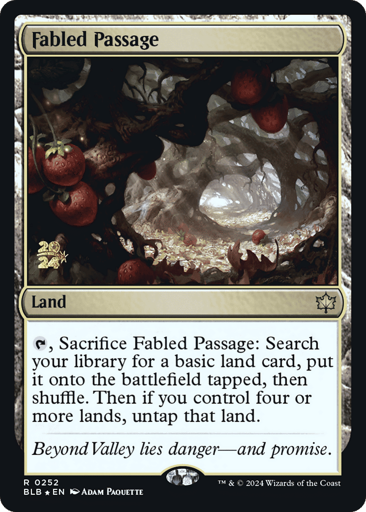 Fabled Passage — Bloomburrow Promos — Magic: The Gathering