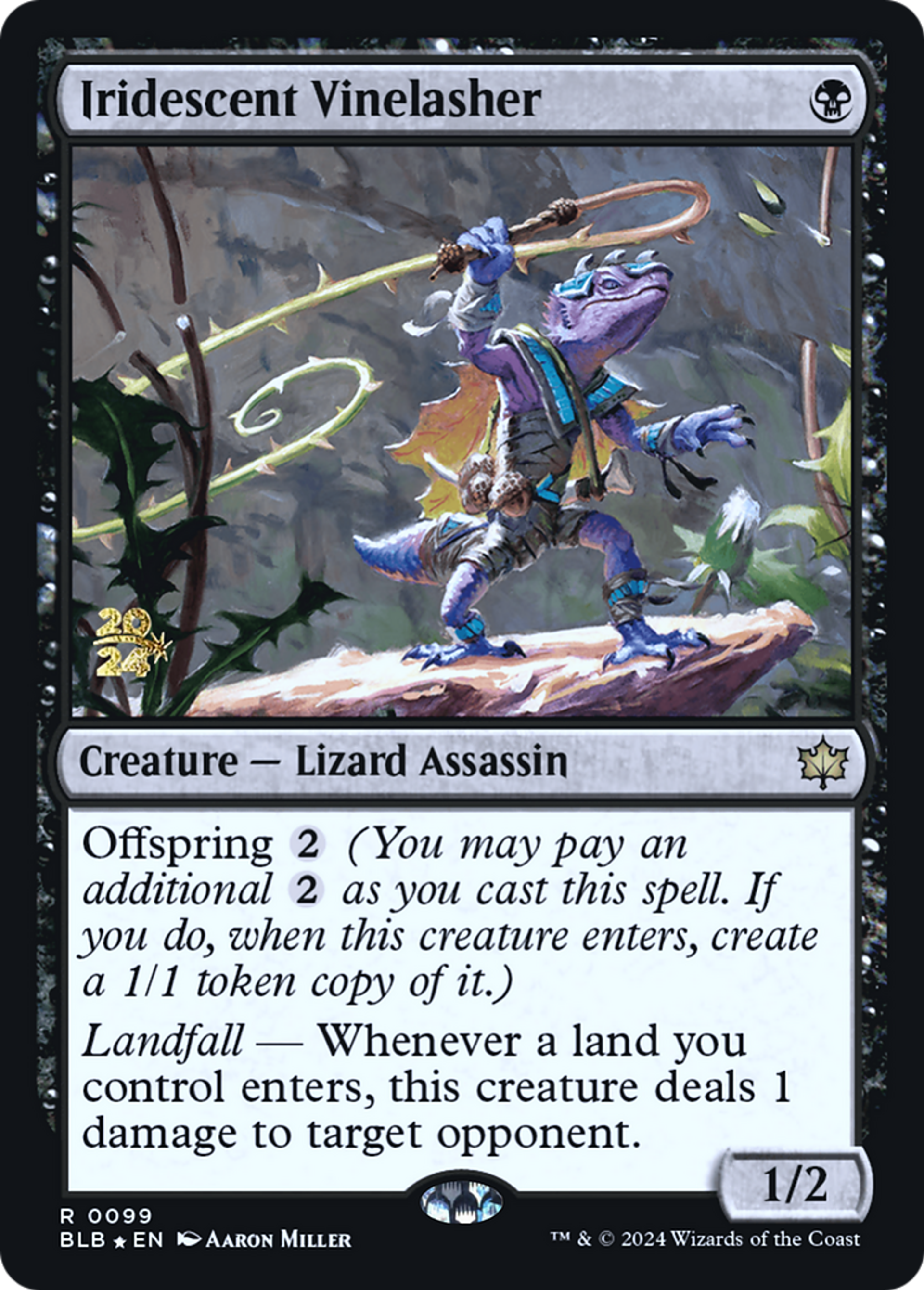Iridescent Vinelasher — Bloomburrow Promos — Magic: The Gathering