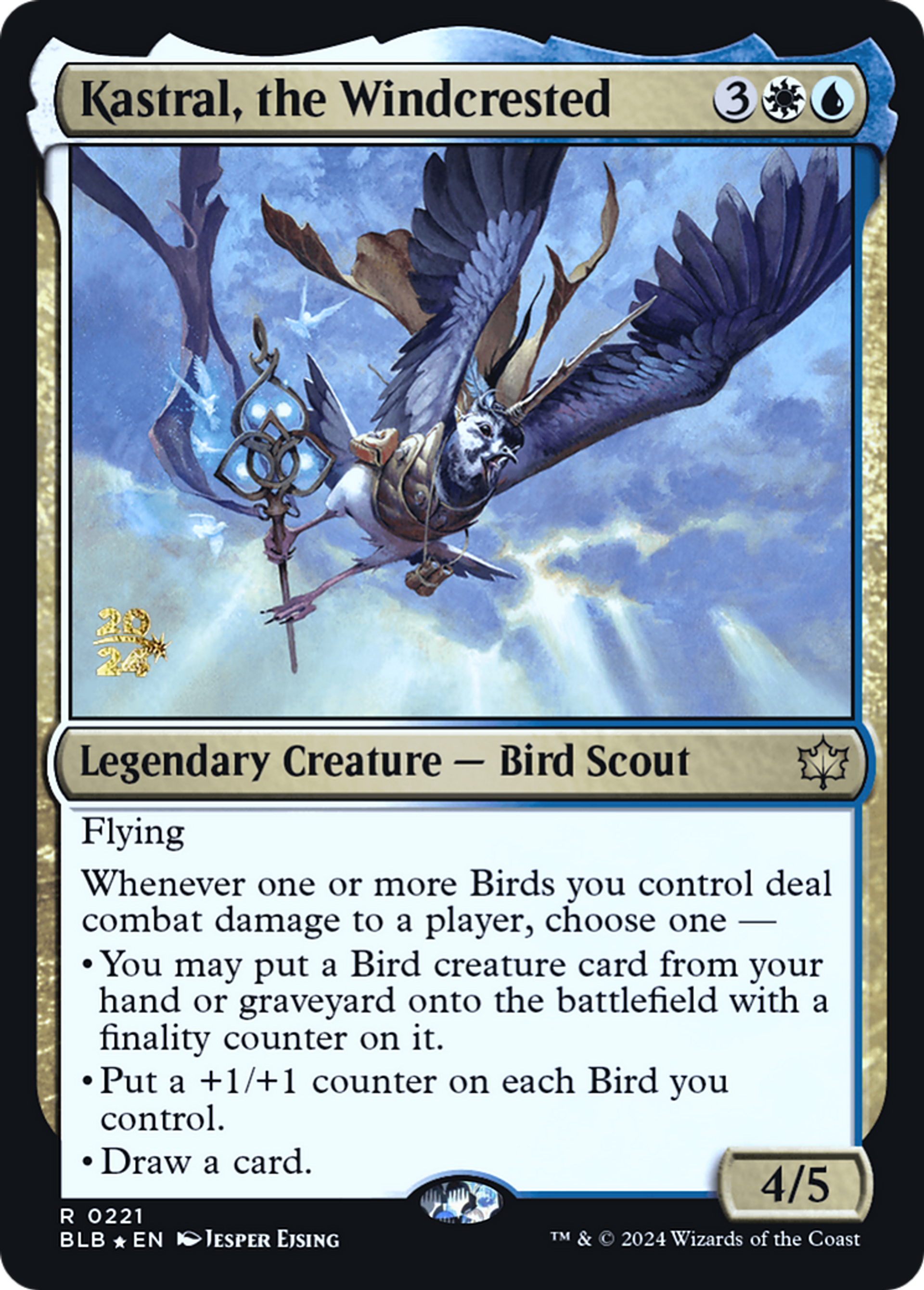 Kastral, huppée de vent — Bloomburrow Promos — Magic: The Gathering