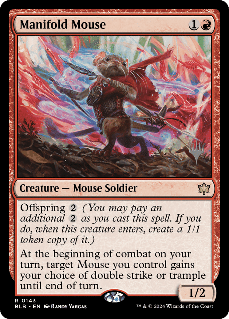 Manifold Mouse — Bloomburrow Promos — Magic: The Gathering