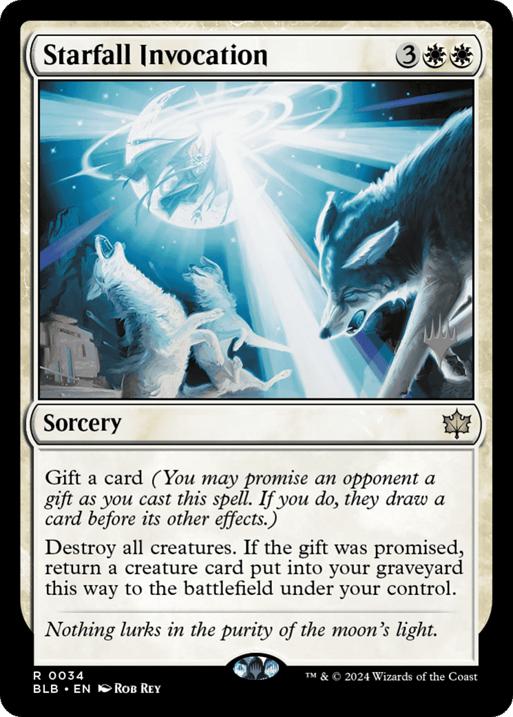 Starfall Invocation — Bloomburrow Promos — Magic: The Gathering