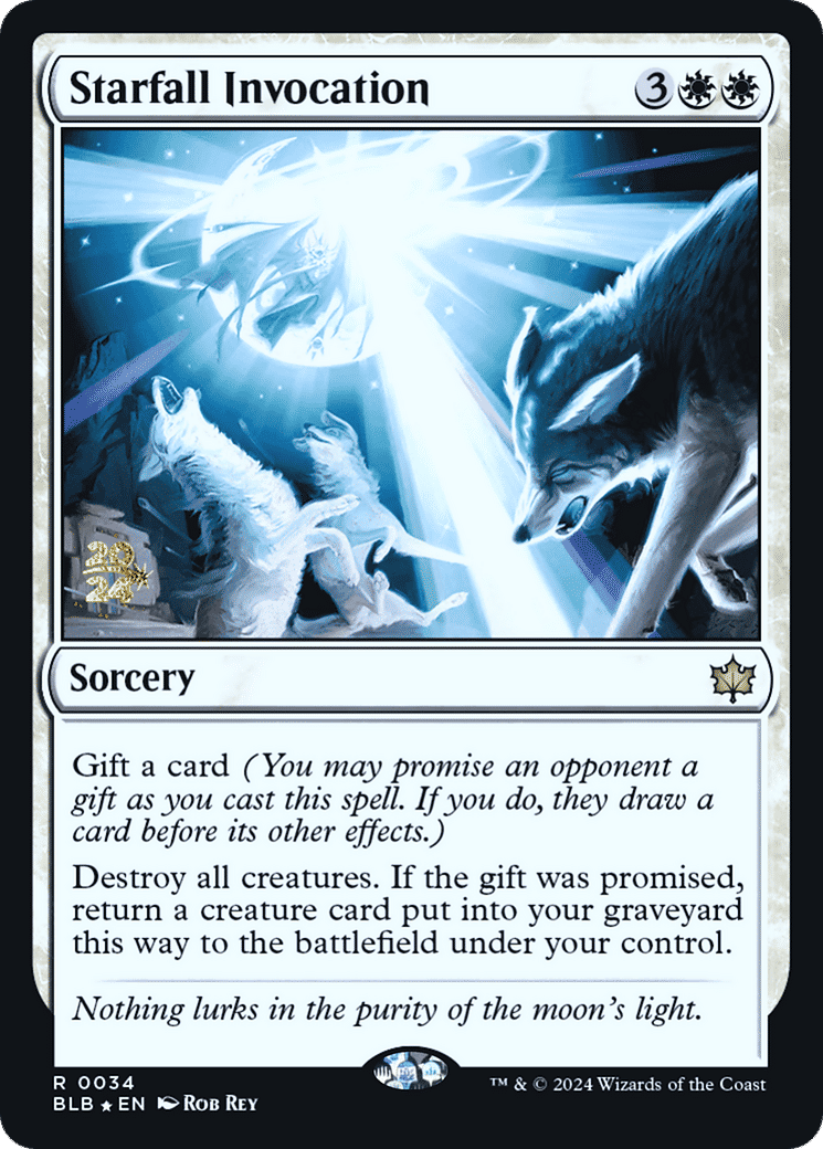 Starfall Invocation — Bloomburrow Promos — Magic: The Gathering