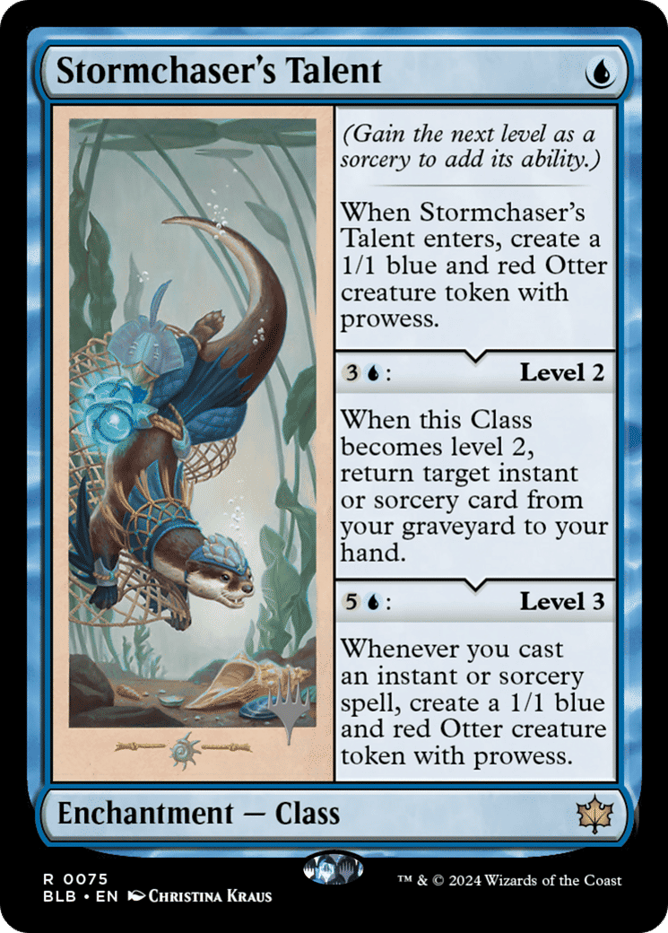 Stormchaser's Talent — Bloomburrow Promos — Magic: The Gathering