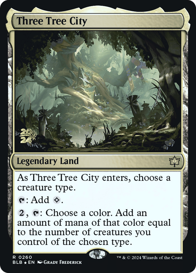 Three Tree City — Bloomburrow Promos — Magic: The Gathering