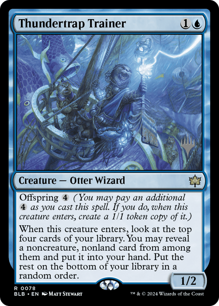 Thundertrap Trainer — Bloomburrow Promos — Magic: The Gathering