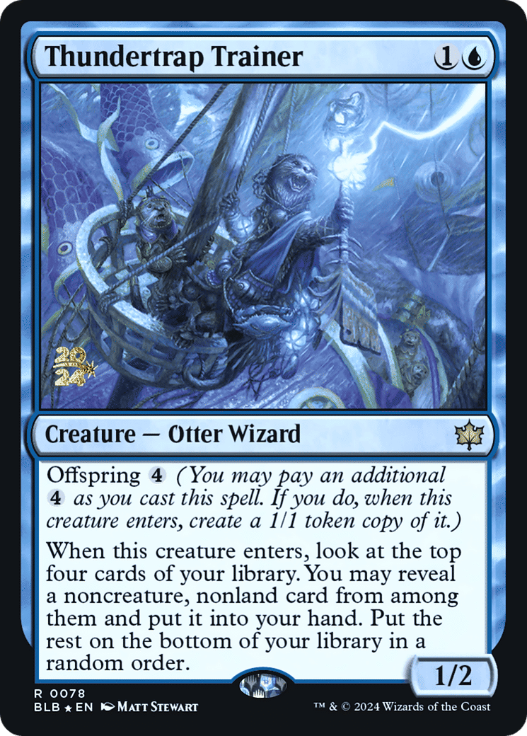 Thundertrap Trainer — Bloomburrow Promos — Magic: The Gathering