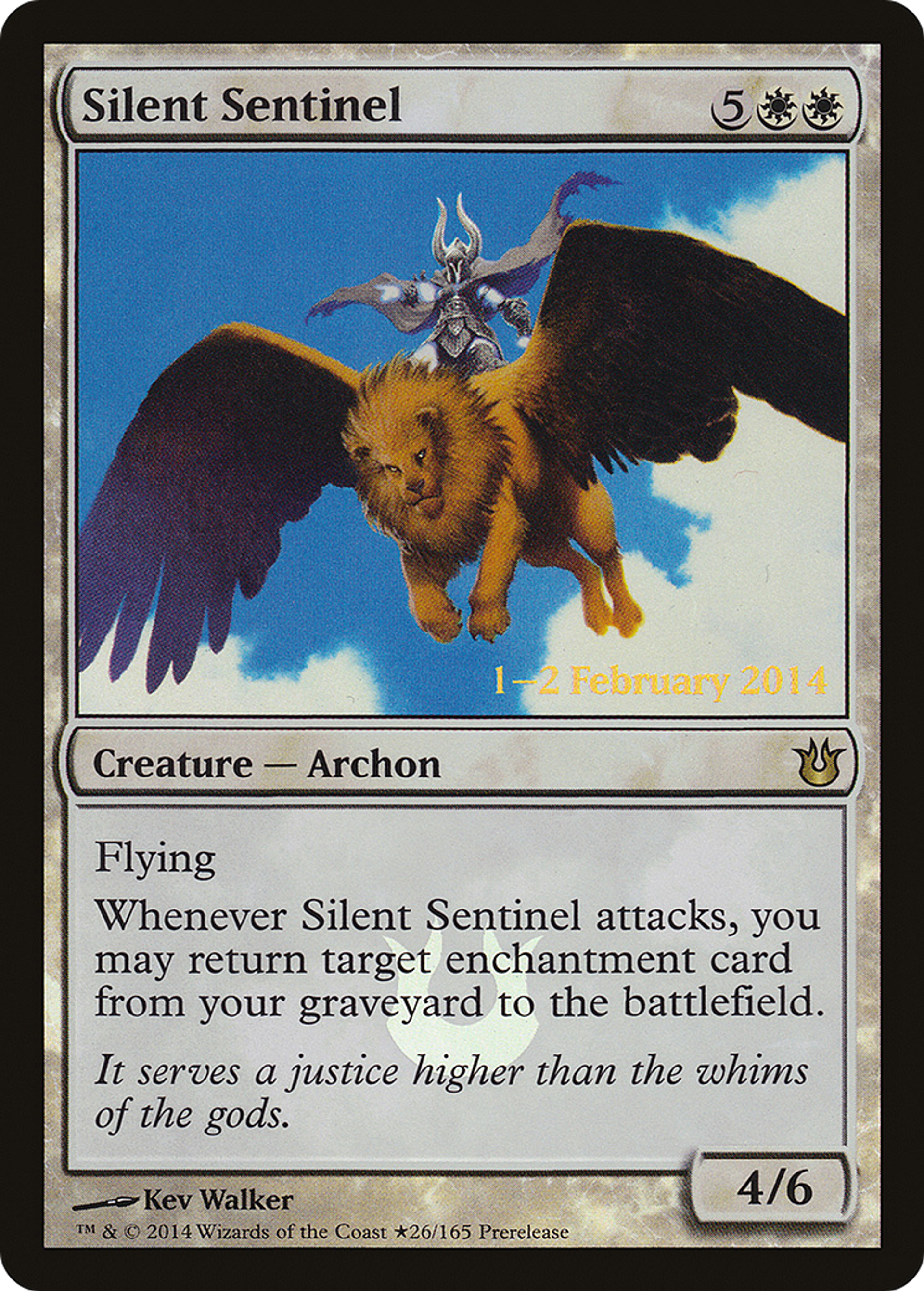 Silent Sentinel — Born of the Gods Promos — Magic: The Gathering