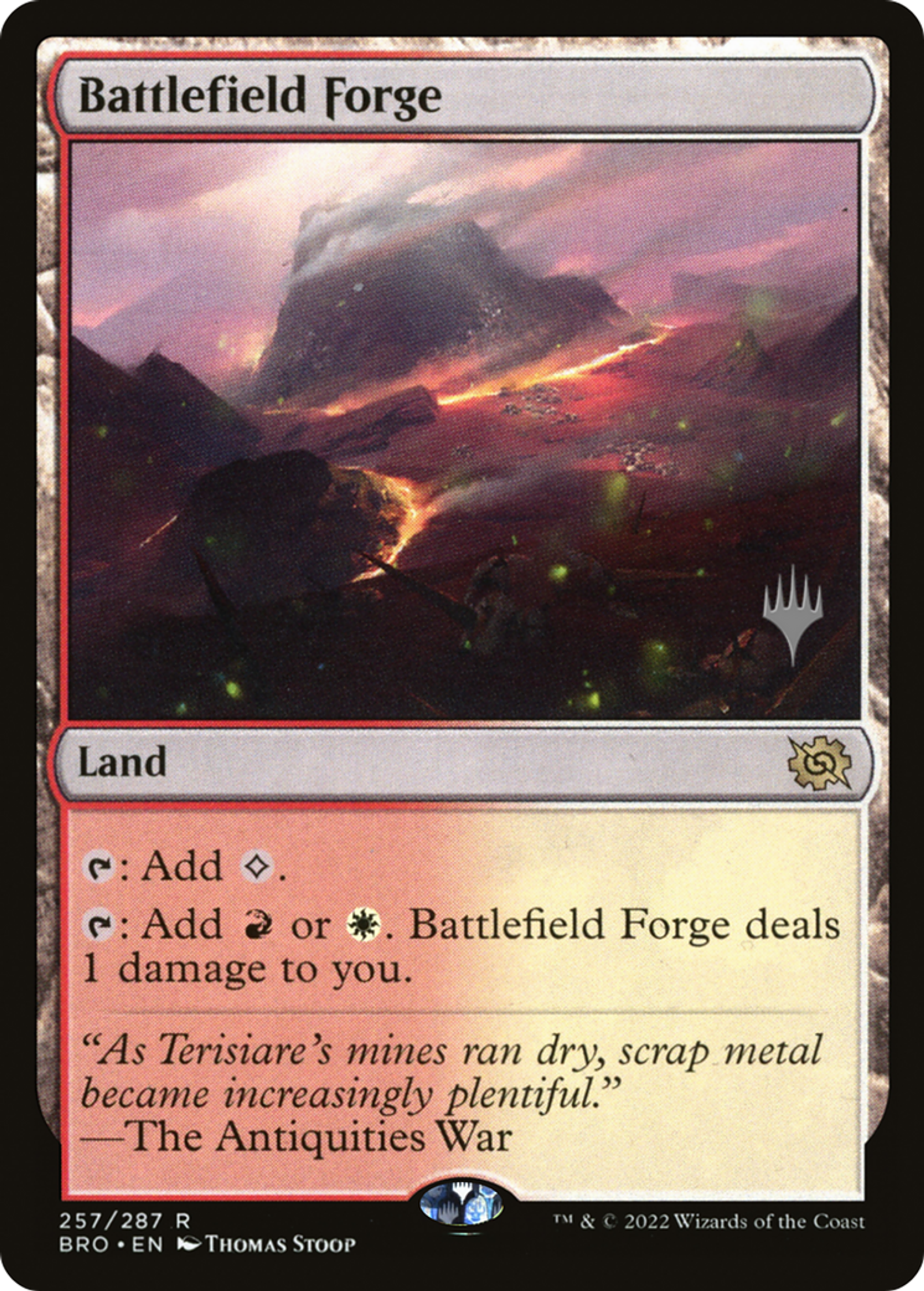 Battlefield Forge — The Brothers' War Promos — Magic: The Gathering