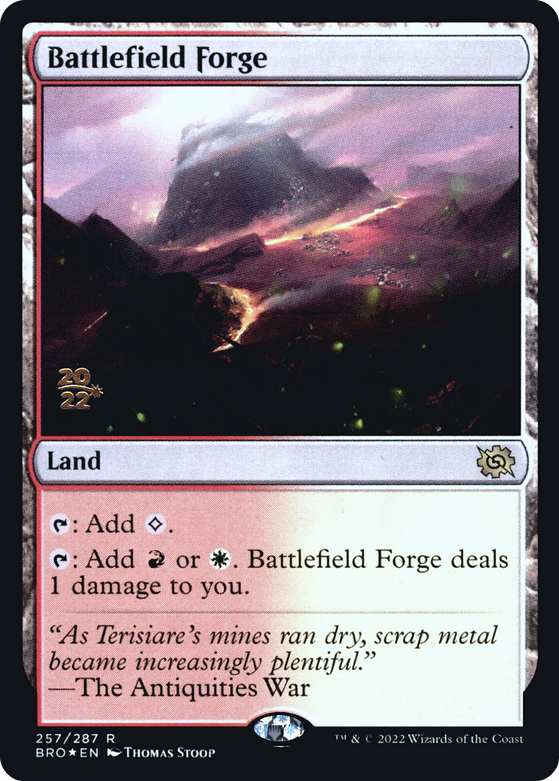 Battlefield Forge — The Brothers' War Promos — Magic: The Gathering