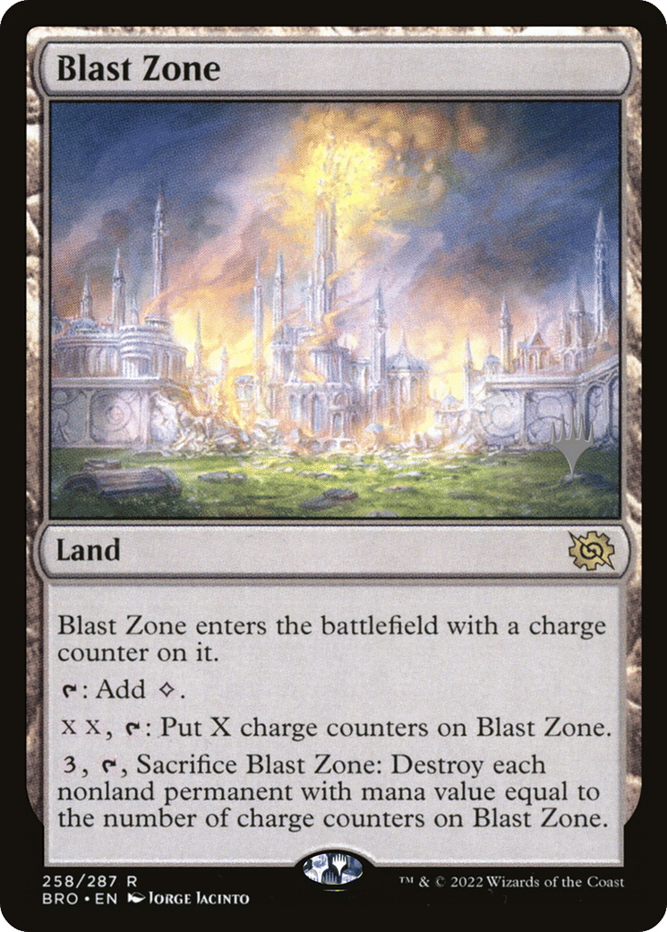 Blast Zone — The Brothers' War Promos — Magic: The Gathering