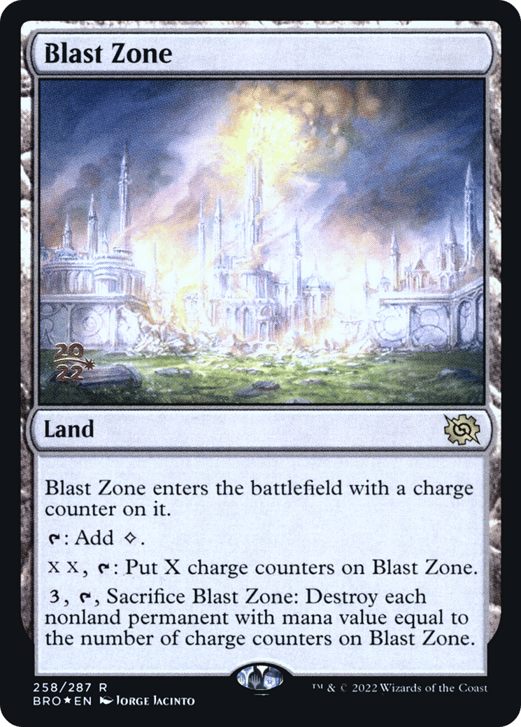 Blast Zone — The Brothers' War Promos — Magic: The Gathering