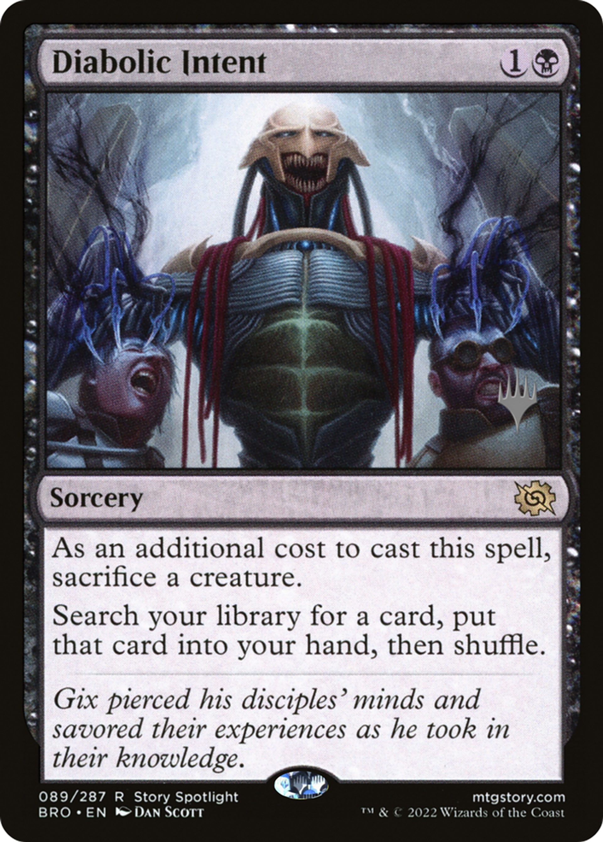 Diabolic Intent — The Brothers' War Promos — Magic: The Gathering