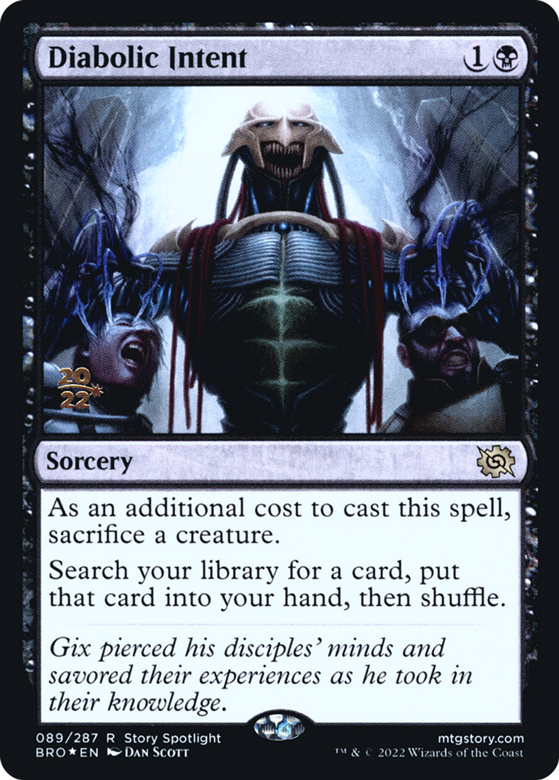 Diabolic Intent — The Brothers' War Promos — Magic: The Gathering