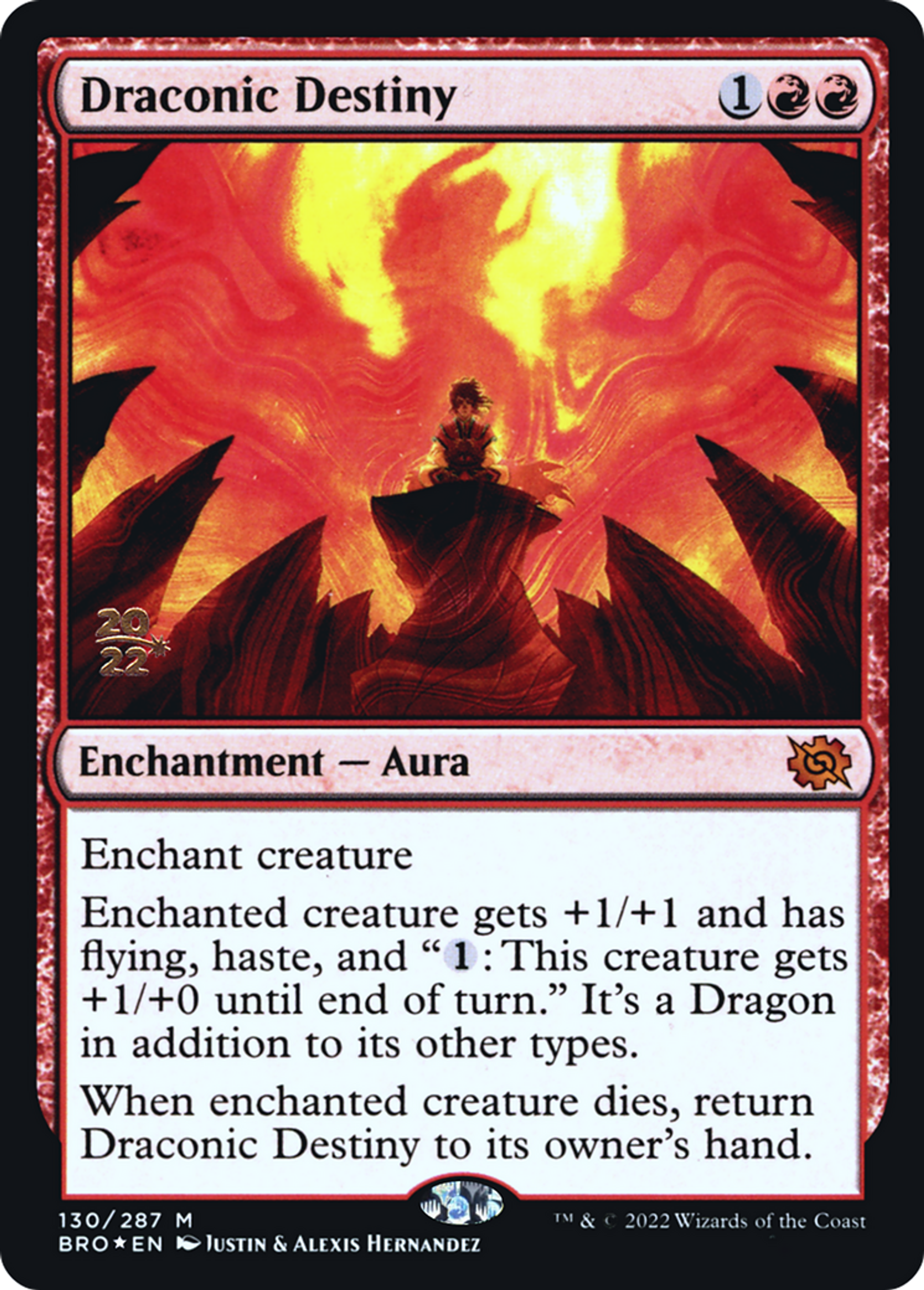 Draconic Destiny — The Brothers' War Promos — Magic: The Gathering