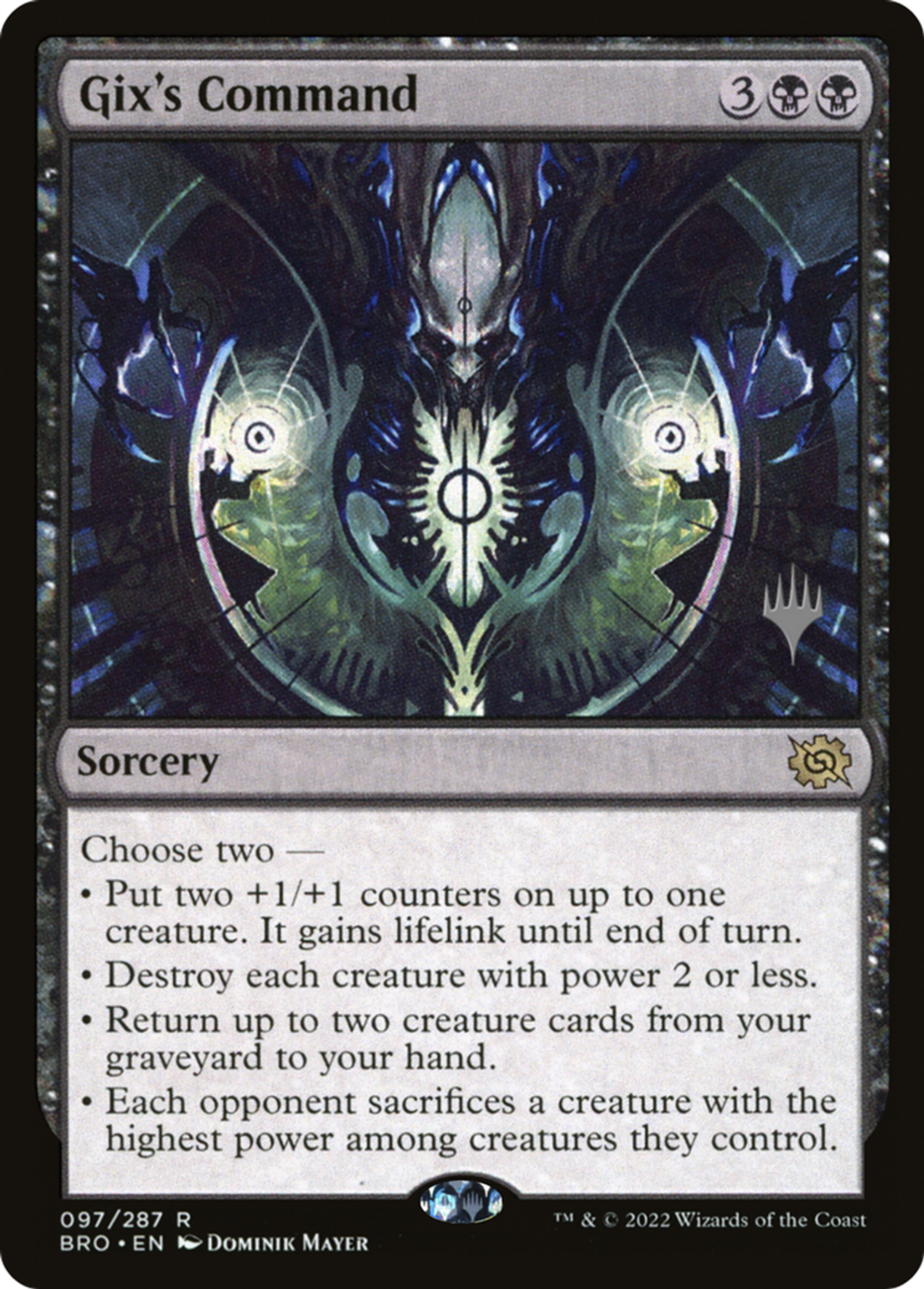 Gix's Command — The Brothers' War Promos — Magic: The Gathering