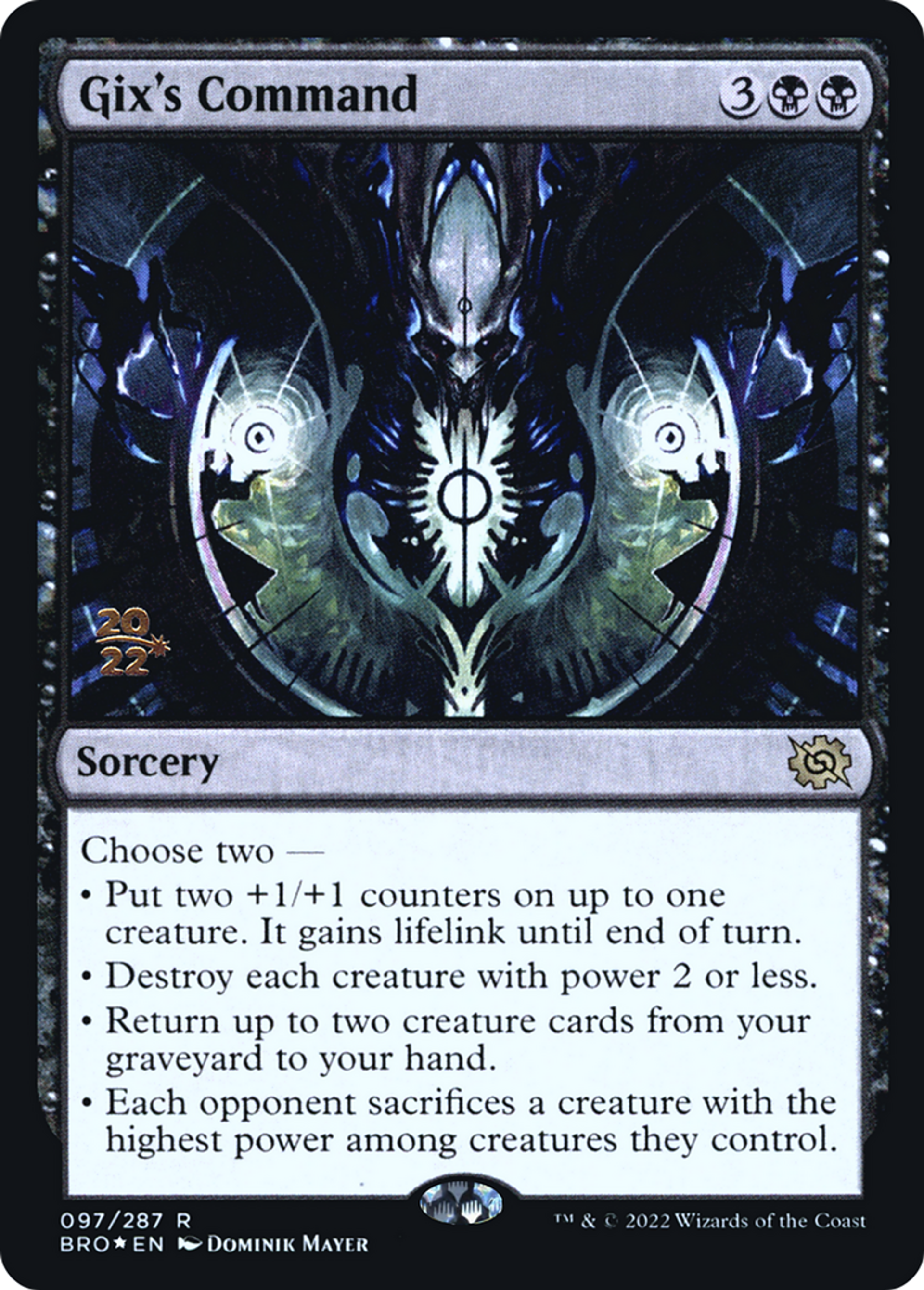 Gix's Command — The Brothers' War Promos — Magic: The Gathering