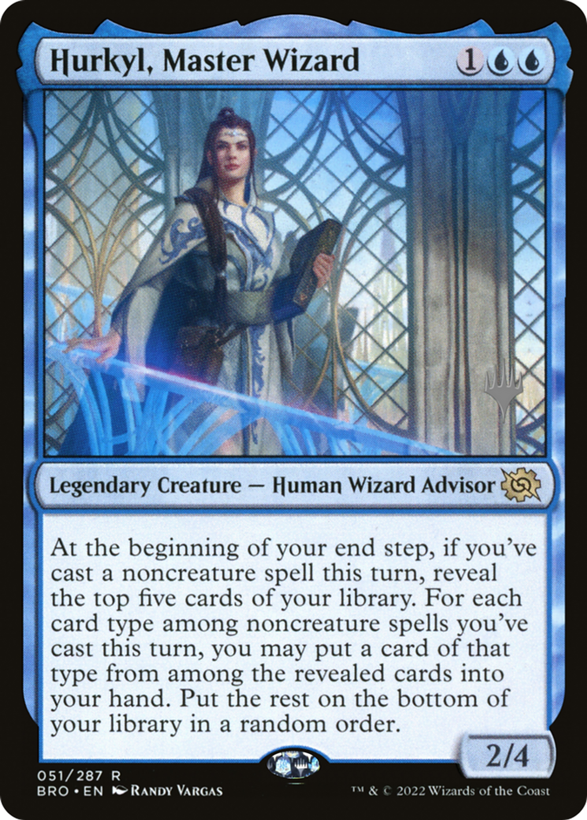 Hurkyl, maîtresse sorcière — The Brothers' War Promos — Magic: The Gathering