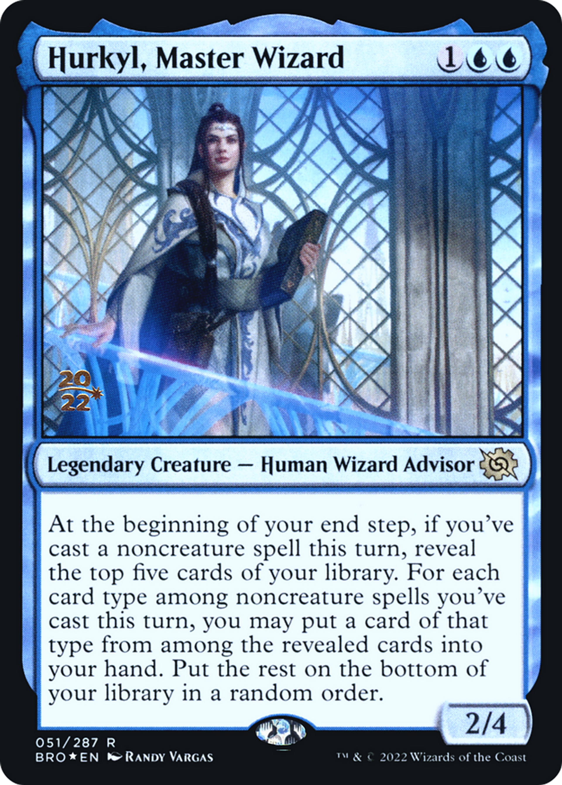 Hurkyl, maîtresse sorcière — The Brothers' War Promos — Magic: The Gathering