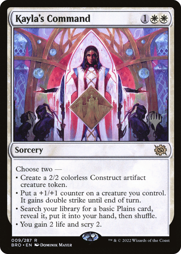 Kayla's Command — The Brothers' War Promos — Magic: The Gathering