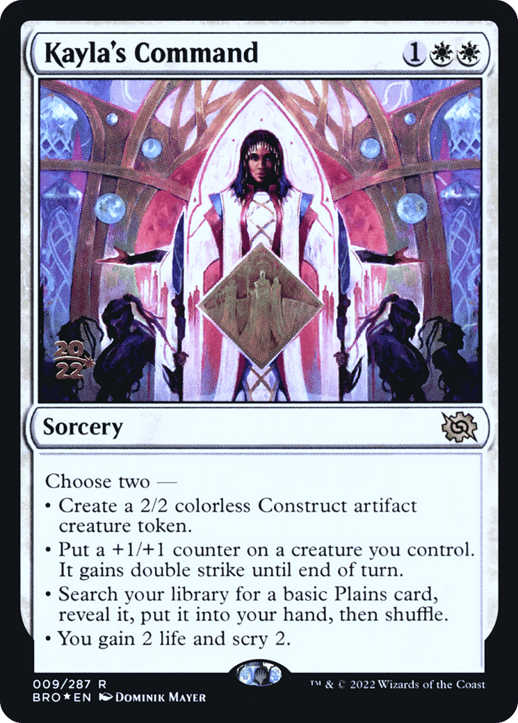 Kayla's Command — The Brothers' War Promos — Magic: The Gathering