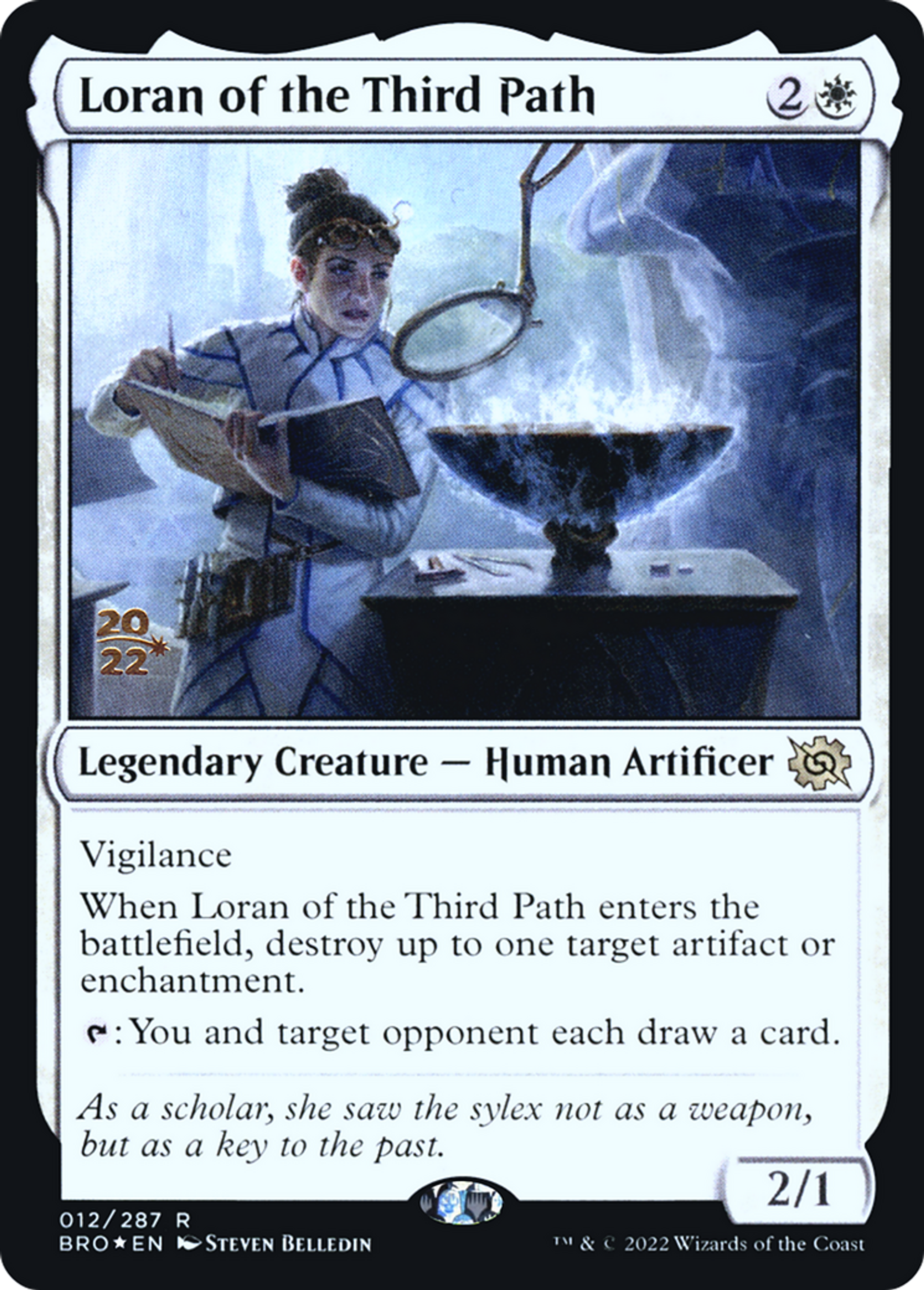 Loran of the Third Path — The Brothers' War Promos — Magic: The Gathering