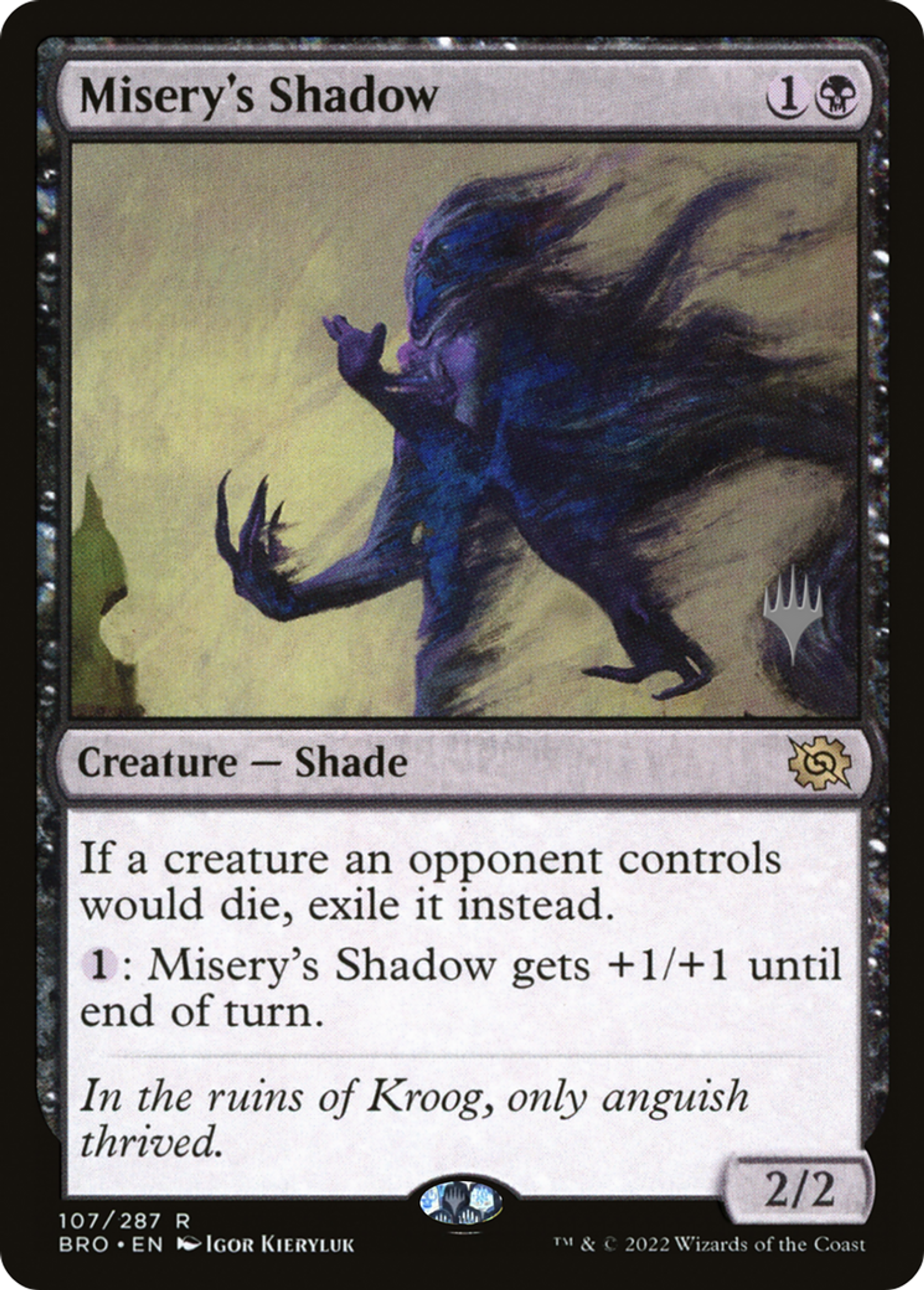 Misery's Shadow — The Brothers' War Promos — Magic: The Gathering