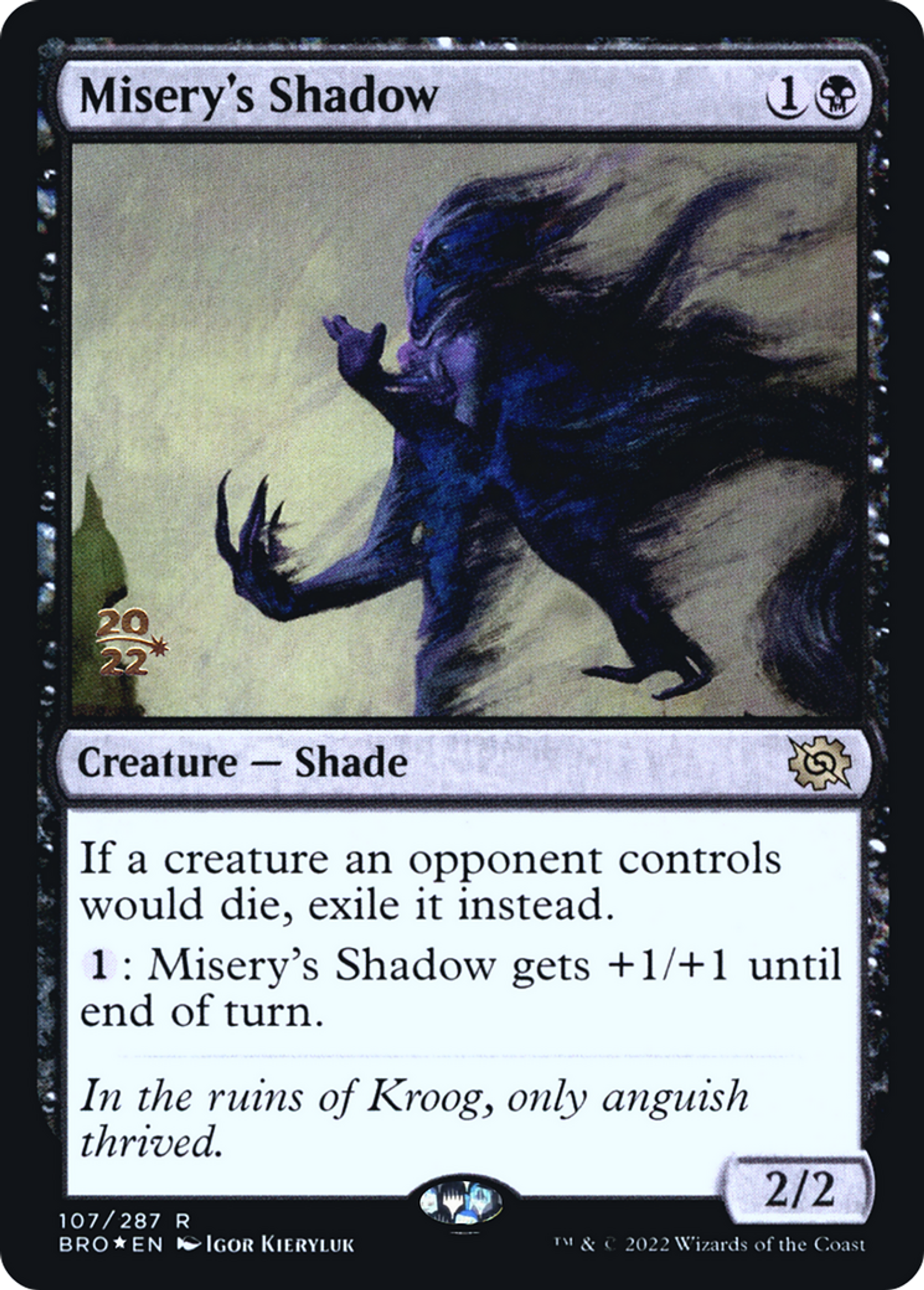 Misery's Shadow — The Brothers' War Promos — Magic: The Gathering