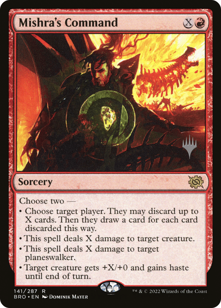 Mishra's Command — The Brothers' War Promos — Magic: The Gathering