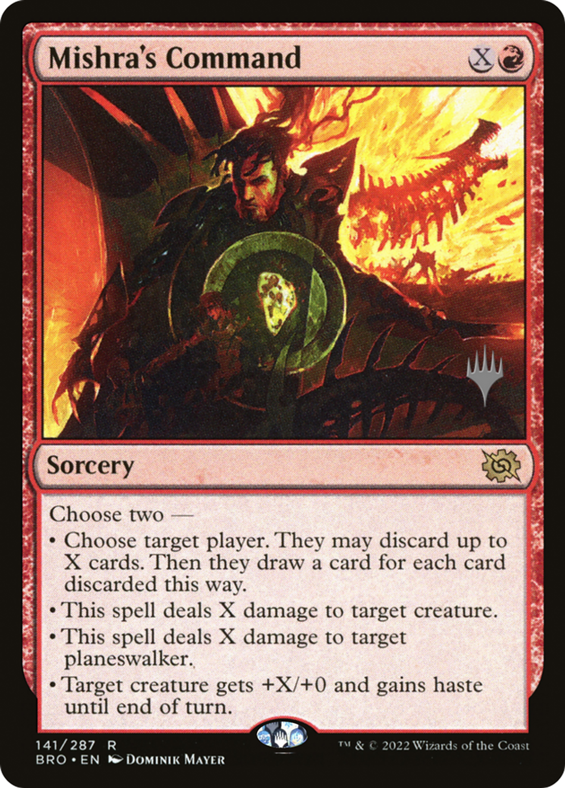 Mishra's Command — The Brothers' War Promos — Magic: The Gathering