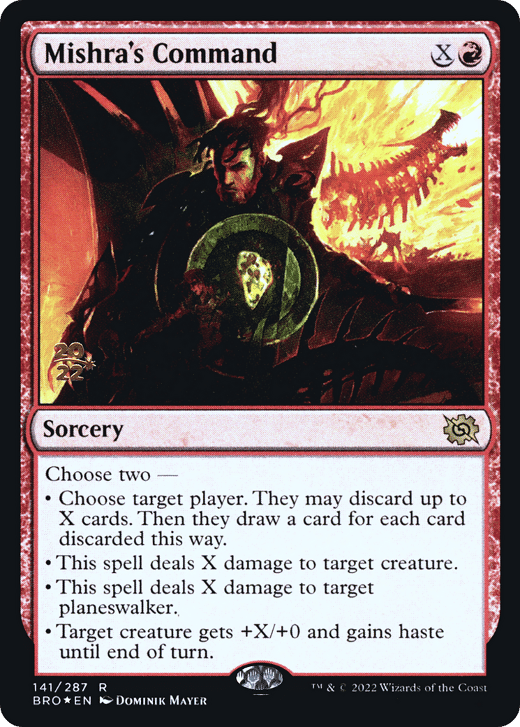 Mishra's Command — The Brothers' War Promos — Magic: The Gathering