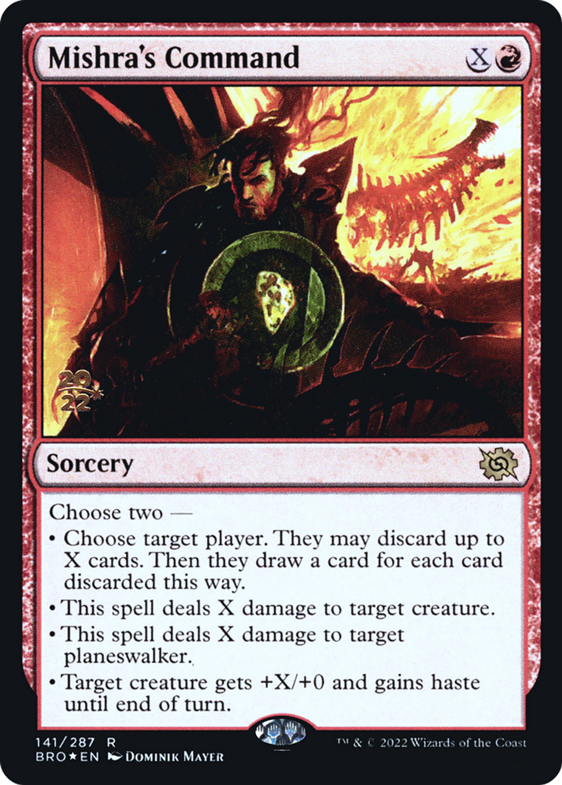 Mishra's Command — The Brothers' War Promos — Magic: The Gathering