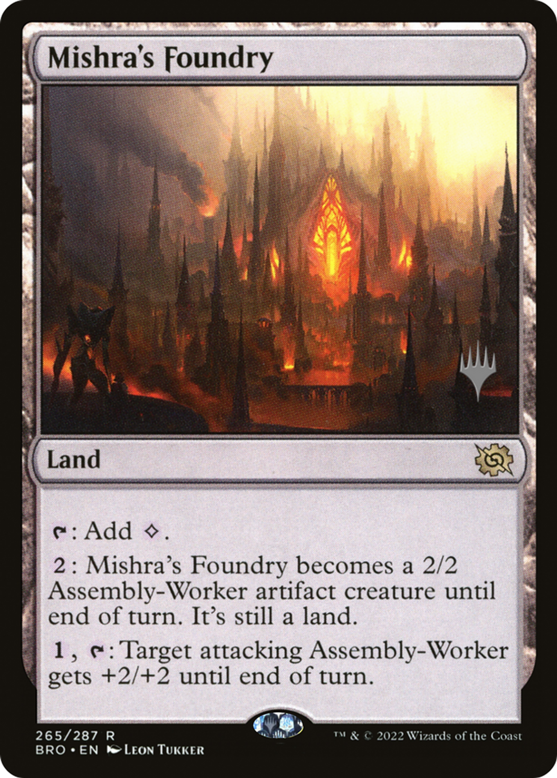 Mishra's Foundry — The Brothers' War Promos — Magic: The Gathering