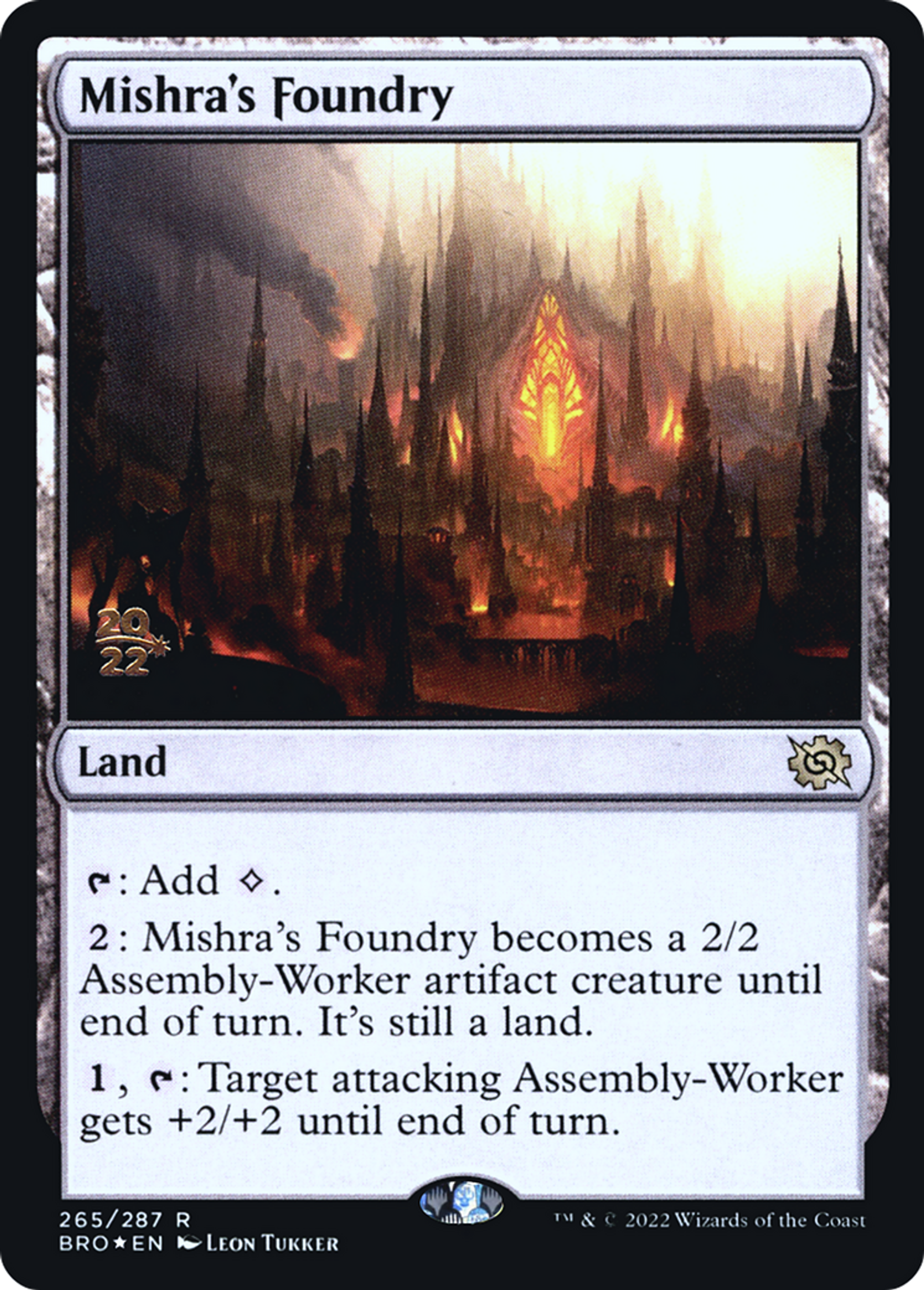 Fonderie de Mishra — The Brothers' War Promos — Magic: The Gathering