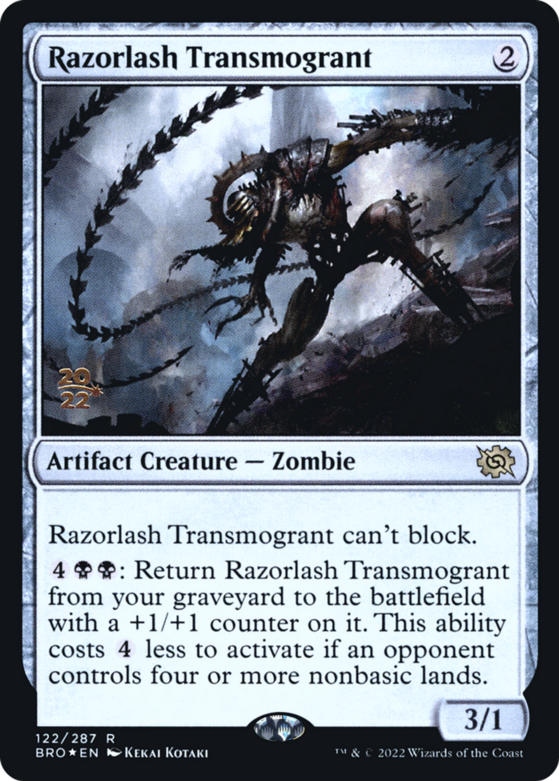 Razorlash Transmogrant — The Brothers' War Promos — Magic: The Gathering