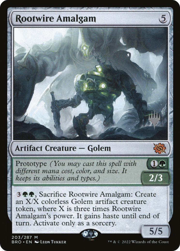 Rootwire Amalgam — The Brothers' War Promos — Magic: The Gathering