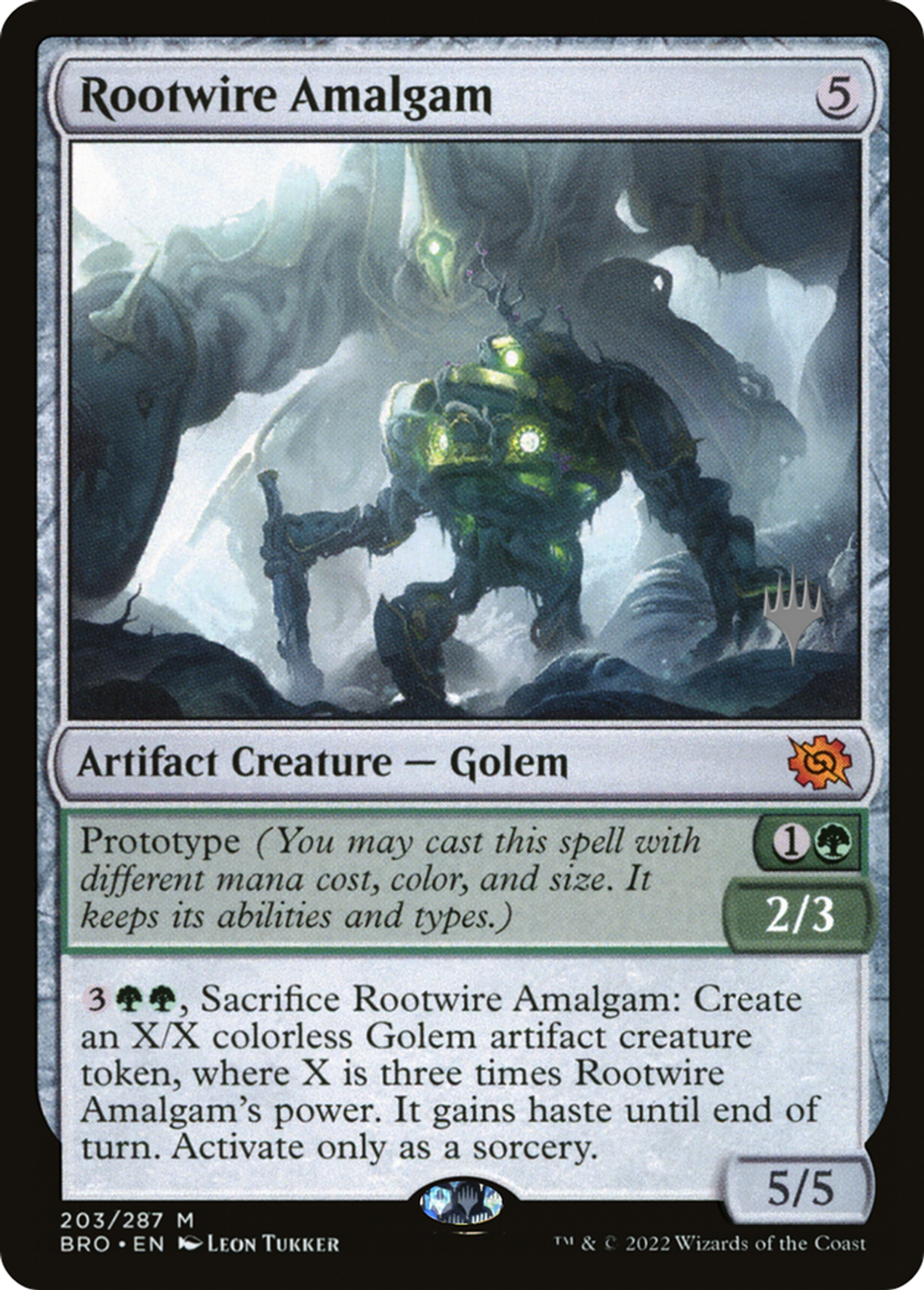 Rootwire Amalgam — The Brothers' War Promos — Magic: The Gathering