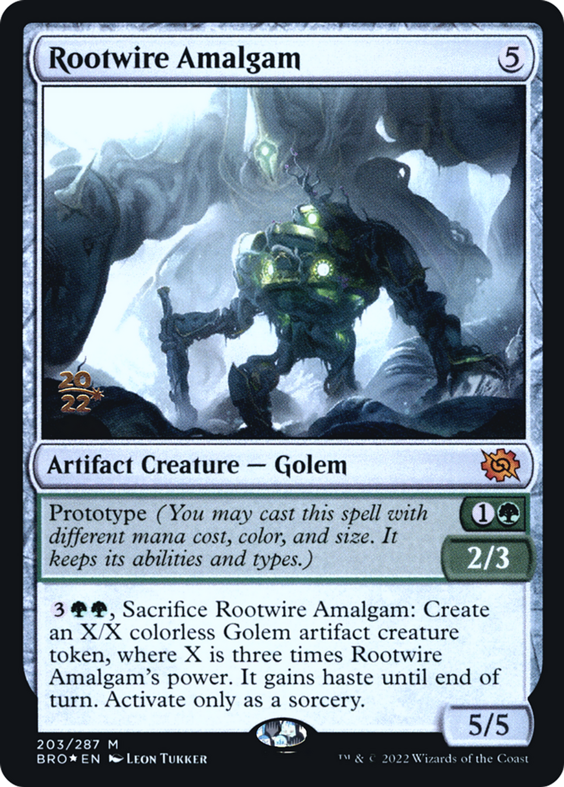 Rootwire Amalgam — The Brothers' War Promos — Magic: The Gathering