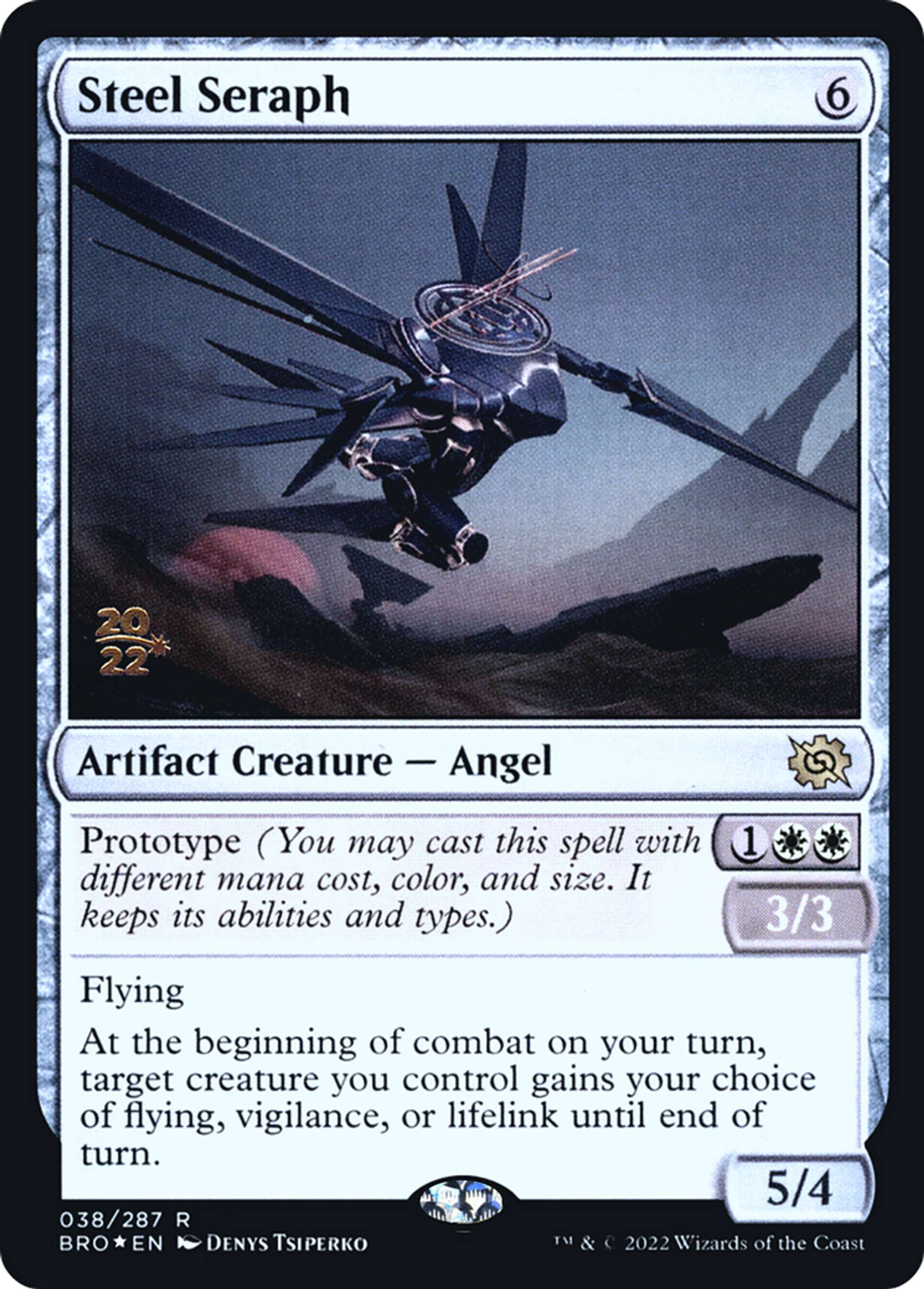 Steel Seraph — The Brothers' War Promos — Magic: The Gathering