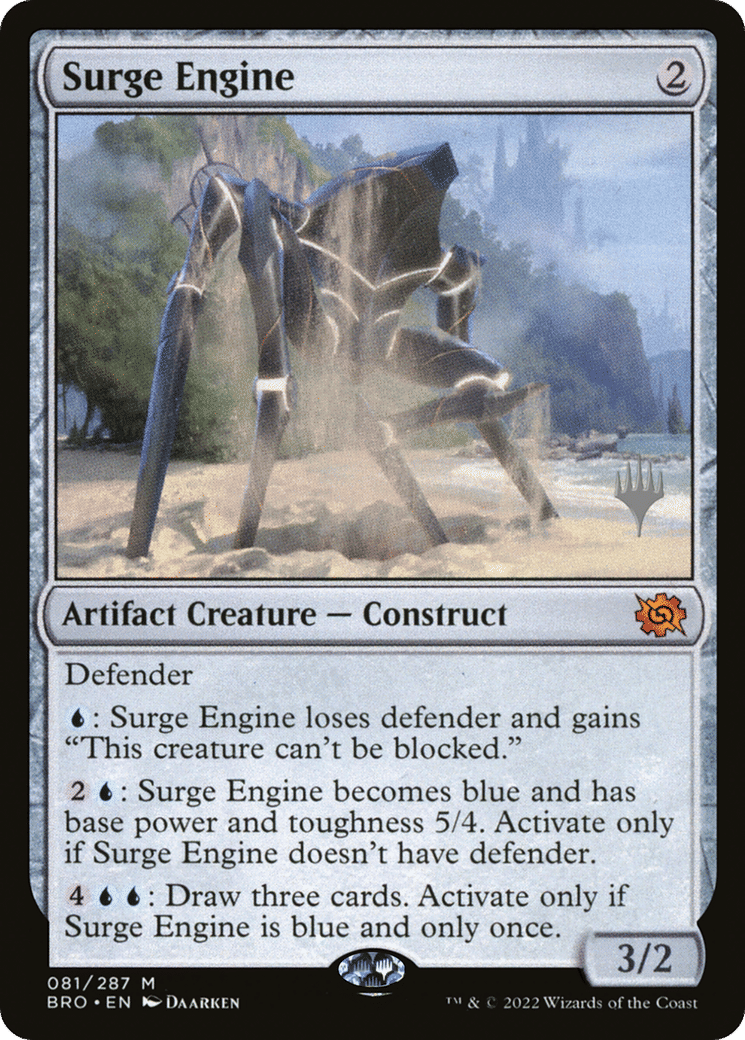 Surge Engine — The Brothers' War Promos — Magic: The Gathering