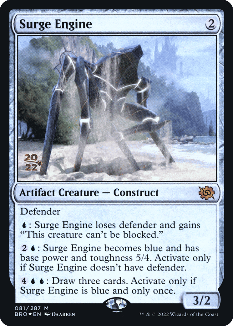 Surge Engine — The Brothers' War Promos — Magic: The Gathering