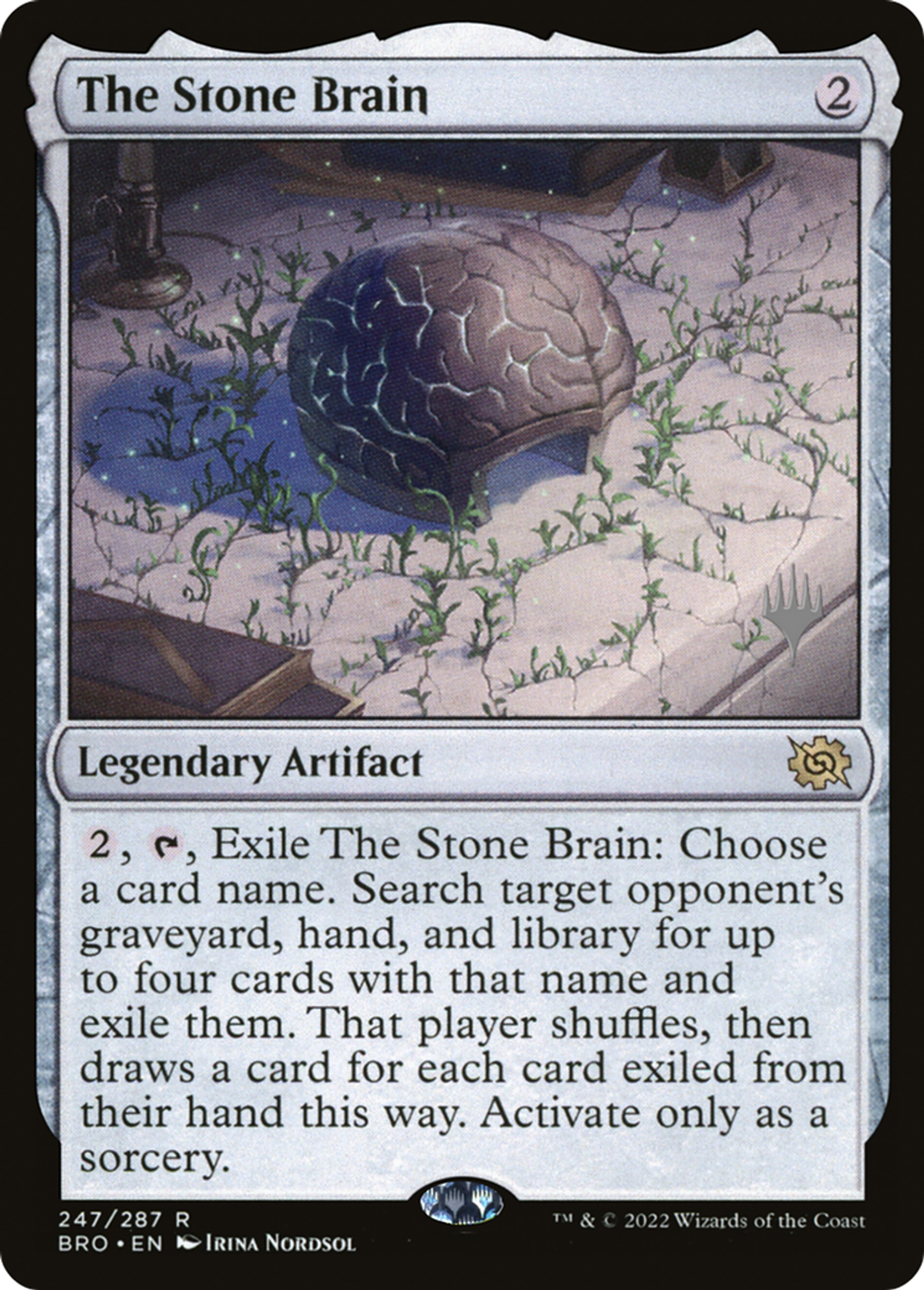 The Stone Brain — The Brothers' War Promos — Magic: The Gathering