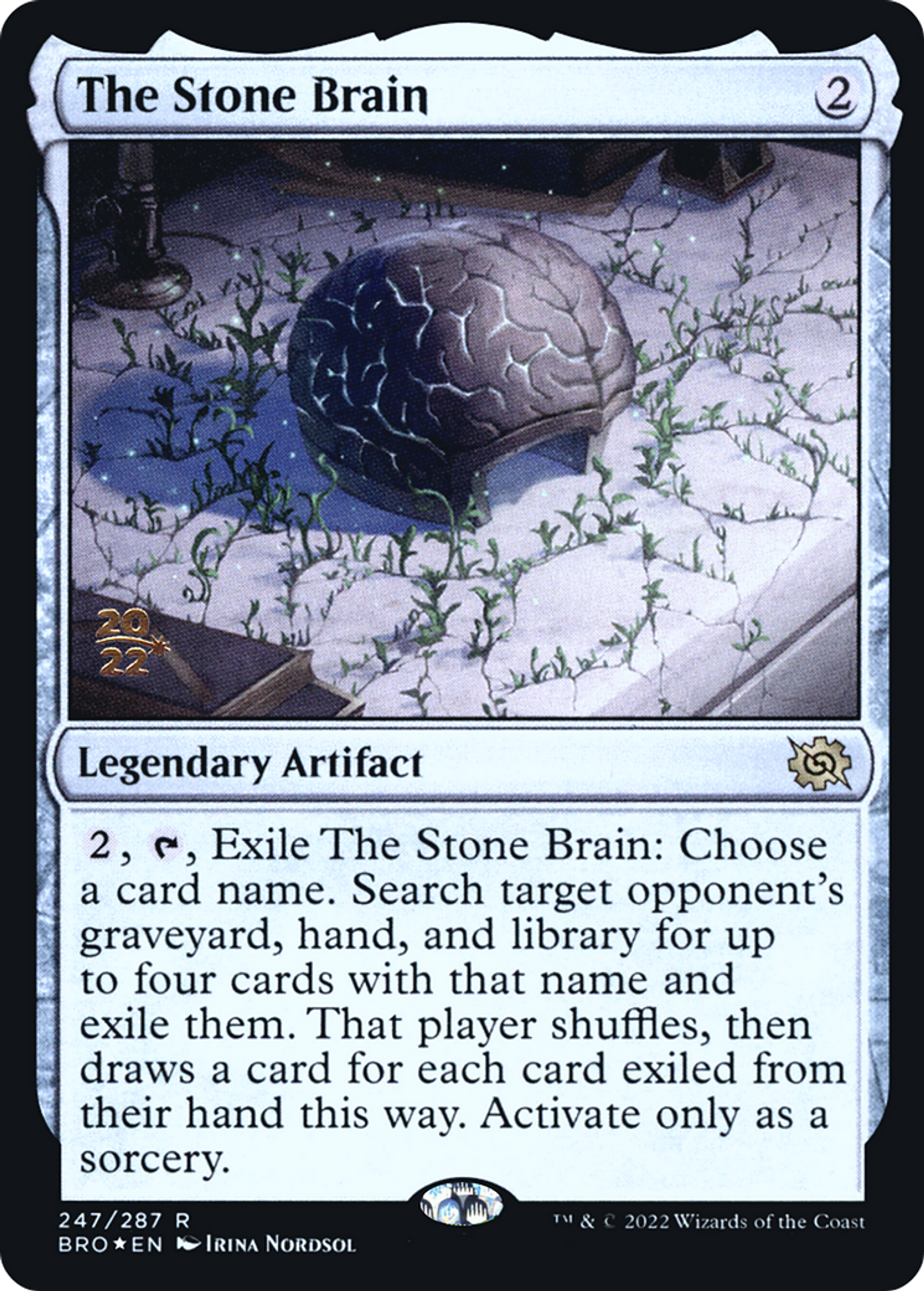 The Stone Brain — The Brothers' War Promos — Magic: The Gathering
