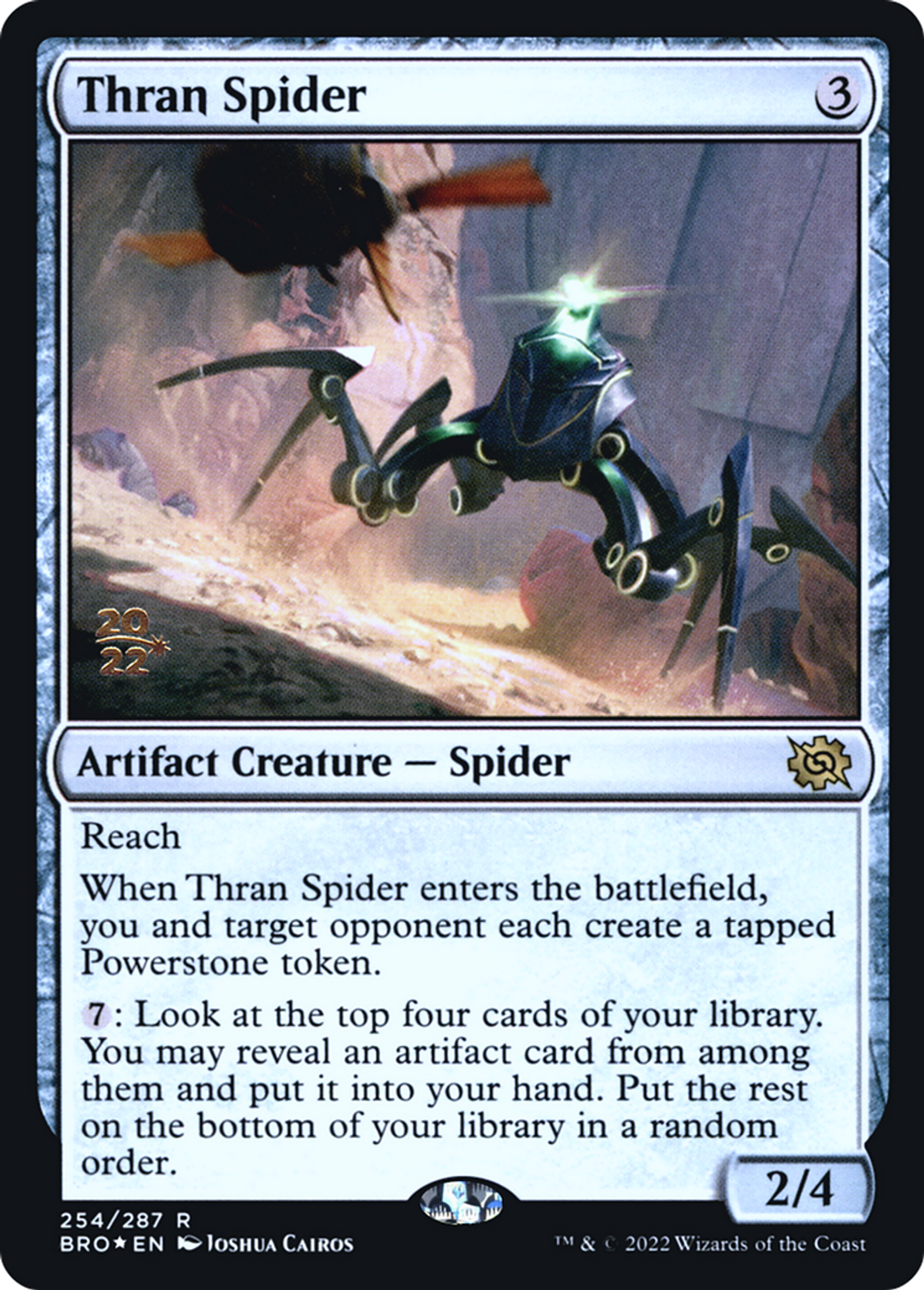 Thran Spider — The Brothers' War Promos — Magic: The Gathering