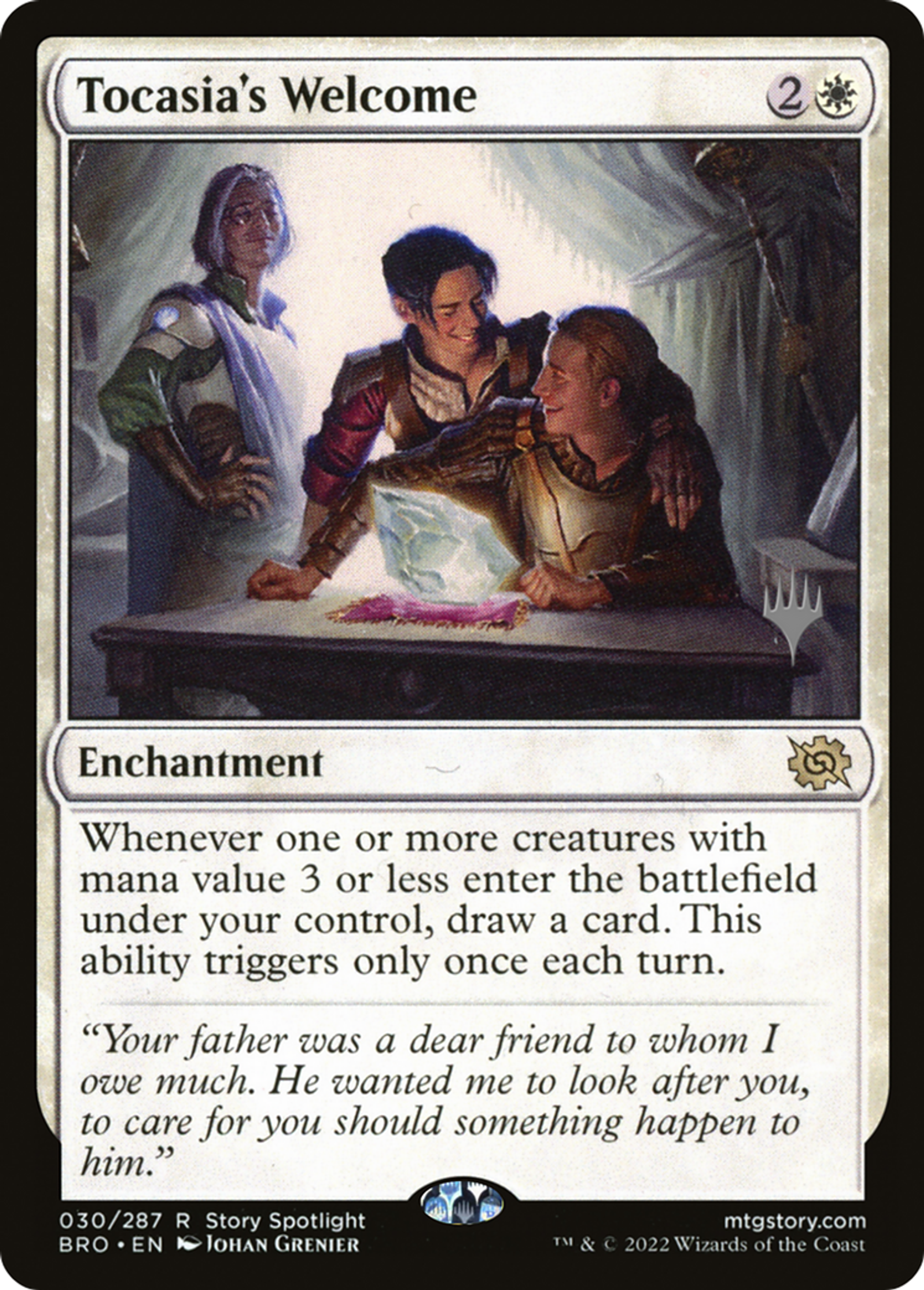 Tocasia's Welcome — The Brothers' War Promos — Magic: The Gathering