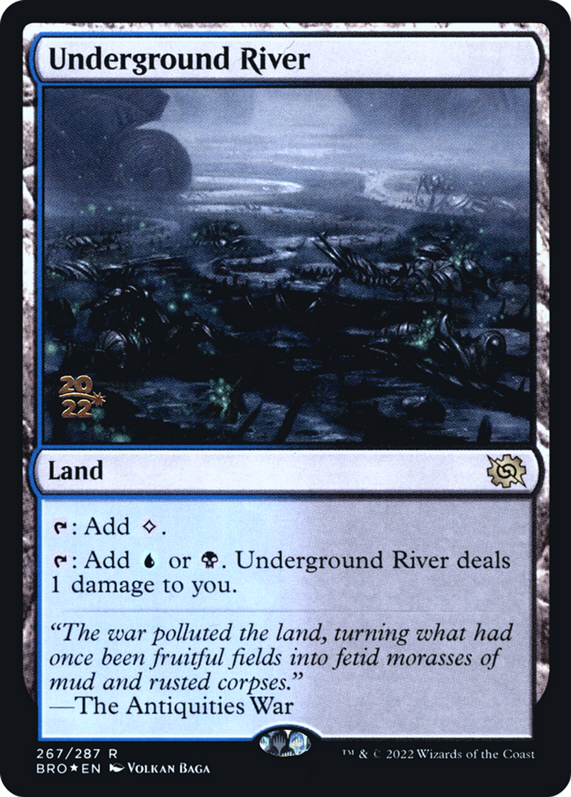 Underground River — The Brothers' War Promos — Magic: The Gathering