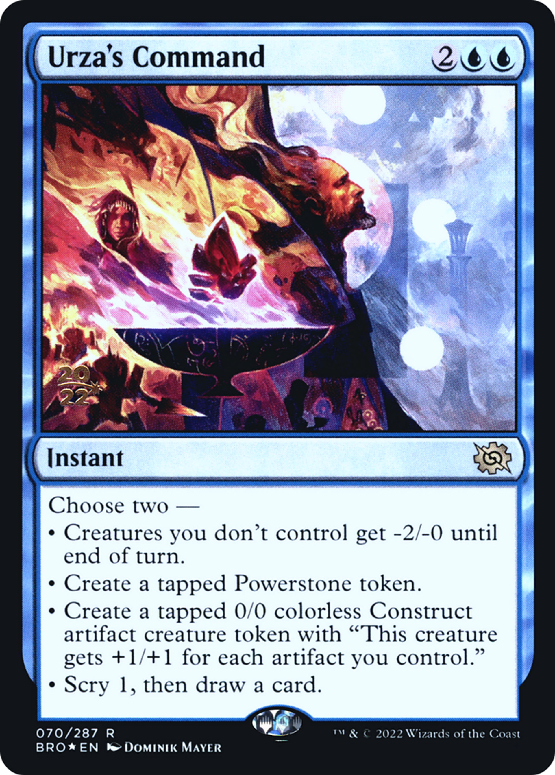 Commandement d'Urza — The Brothers' War Promos — Magic: The Gathering