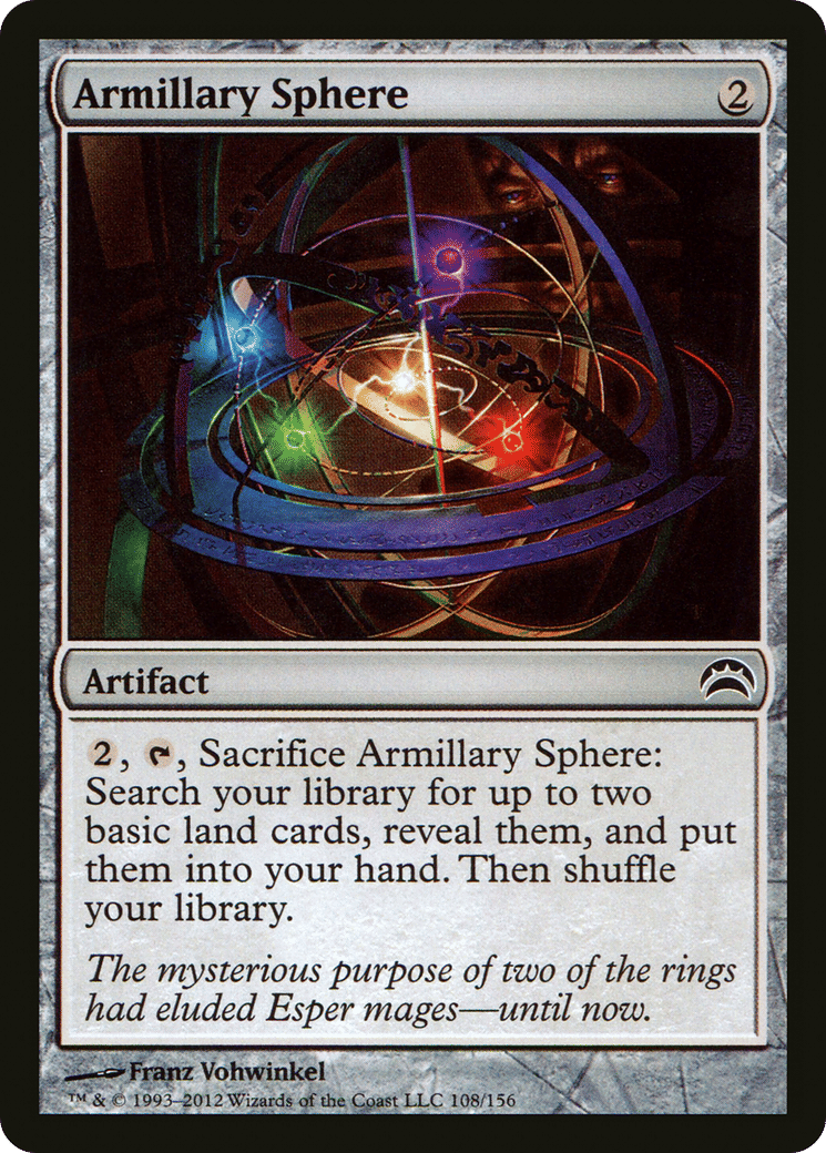Armillary Sphere — Planechase 2012 — Magic: The Gathering