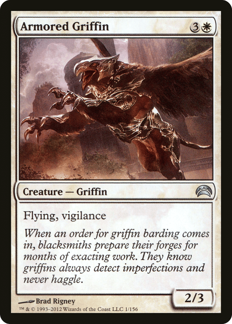 Armored Griffin — Planechase 2012 — Magic: The Gathering