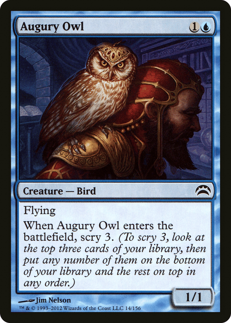 Augury Owl — Planechase 2012 — Magic: The Gathering